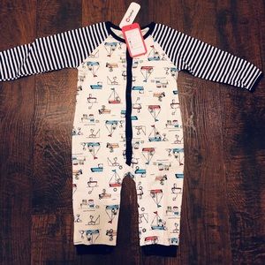 Pat Pat Boys Sailboat Jumpsuit